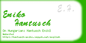 eniko hantusch business card